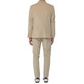 AT.P.CO Beige Cotton Men Suit